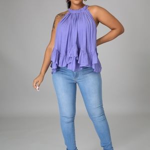 Lavender Layered Top